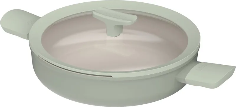 LEO Sauteerpan antikleef met dubbele handgreep en deksel Balance Sage - Ø 26cm - PFAS-vrij by BergHOFF in Green – product photo