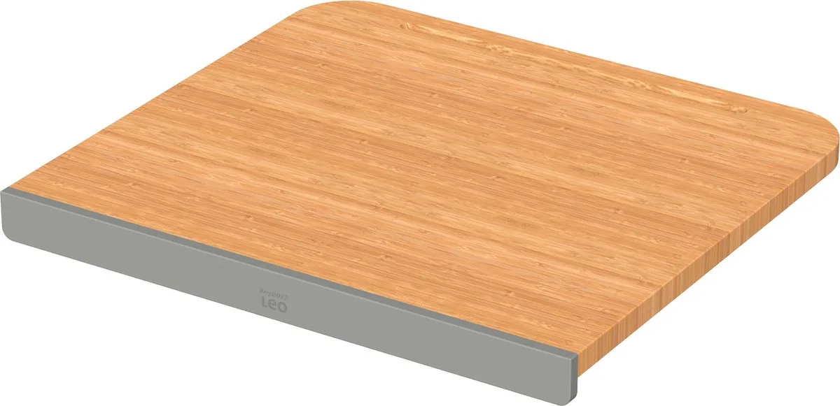 LEO Snijplank met tablet houder Balance 45x40cm van BergHOFF in Grijs – productfoto