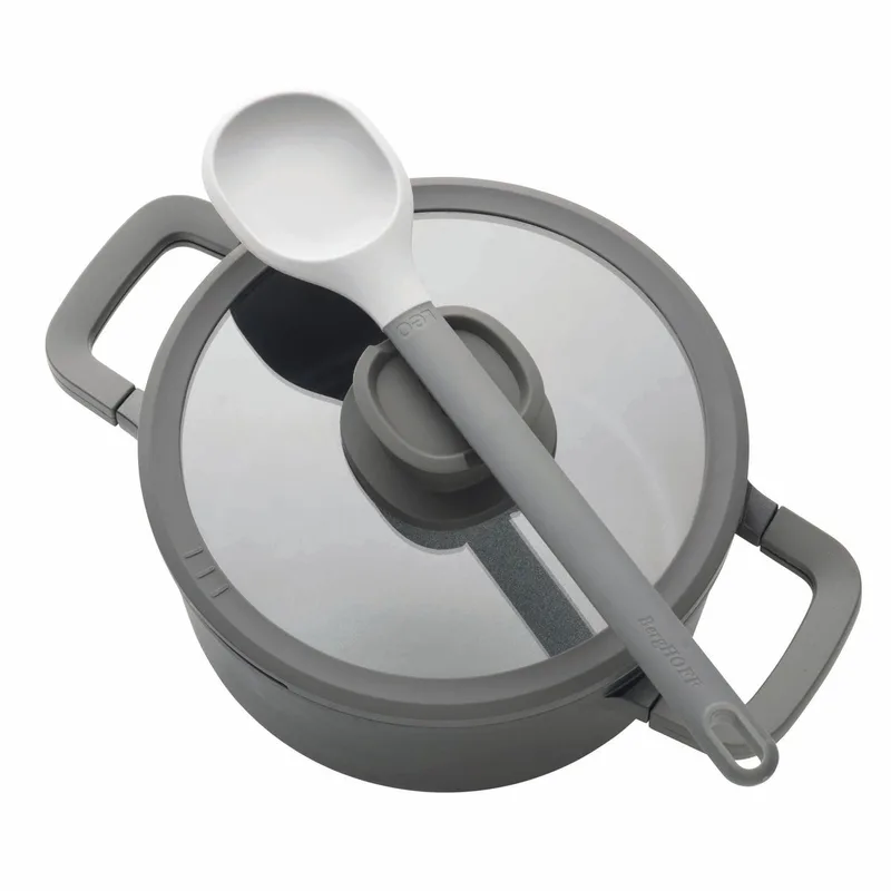 Leo Stone Kookpan 20cm - Downdraft 2.7L von BergHOFF in Schwarz – Produktfoto