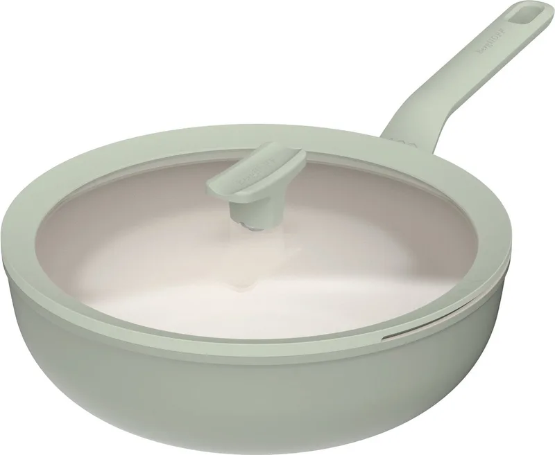 LEO Wokpan antikleef met deksel Balance Sage - Ø 28cm - PFAS-vrij fra BergHOFF i Grøn – produktbillede
