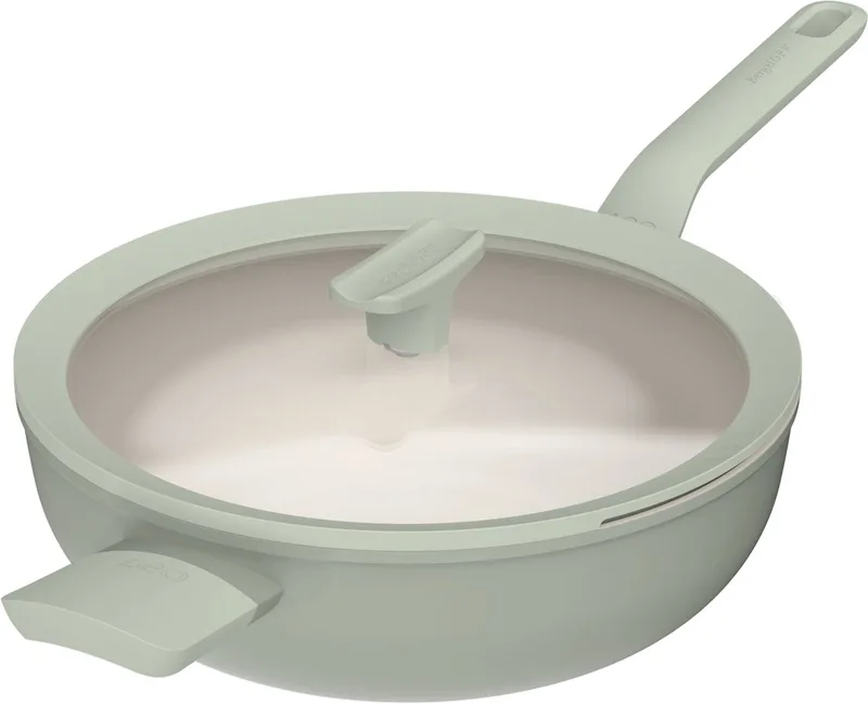 LEO Wokpan antikleef met deksel Balance Sage - Ø 32cm - PFAS-vrij by BergHOFF in Green – product photo