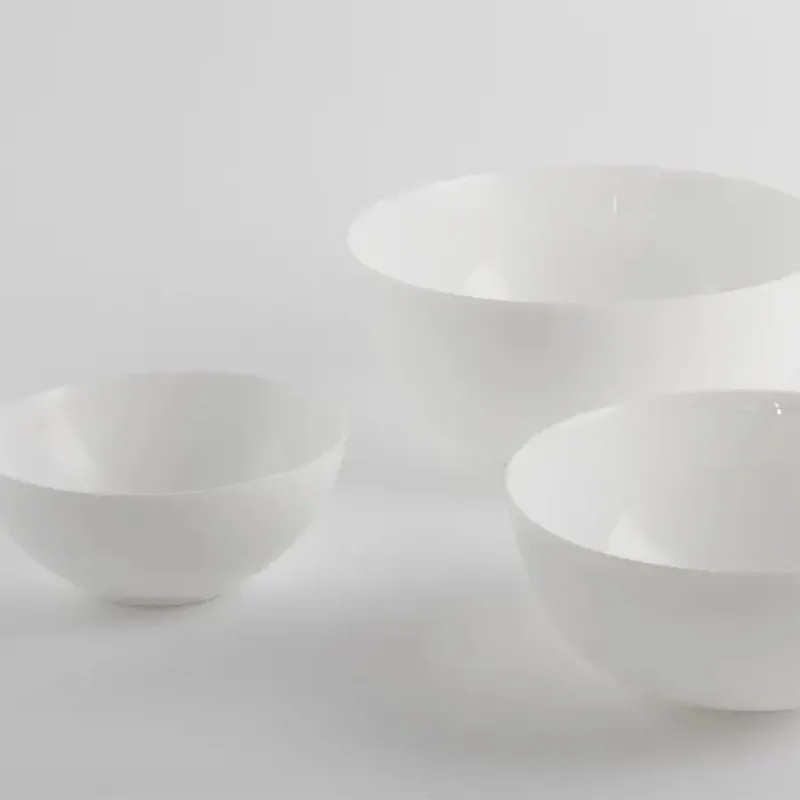 Luminarc – kommen 3-delig – Selection – stapelbaar – Ø25,5x11,5;Ø21x9;Ø17,5x7,5 – wit by BergHOFF in Transparent – product photo