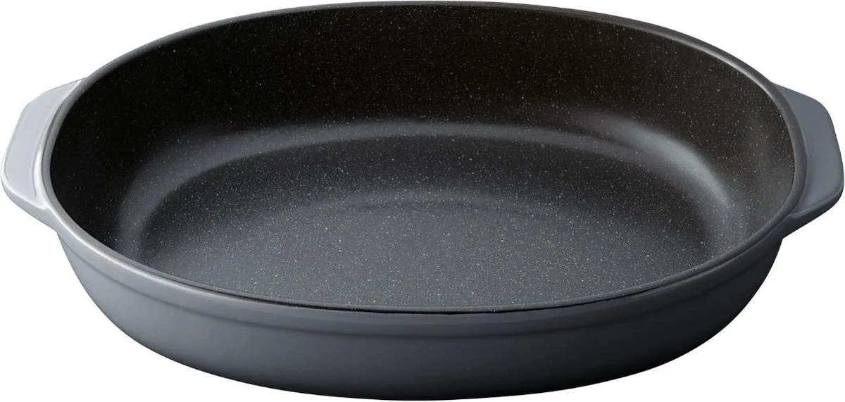 Ovenschaal - Ovaal 41,5x27,2x8,5 - Gem van BergHOFF in Antraciet – productfoto