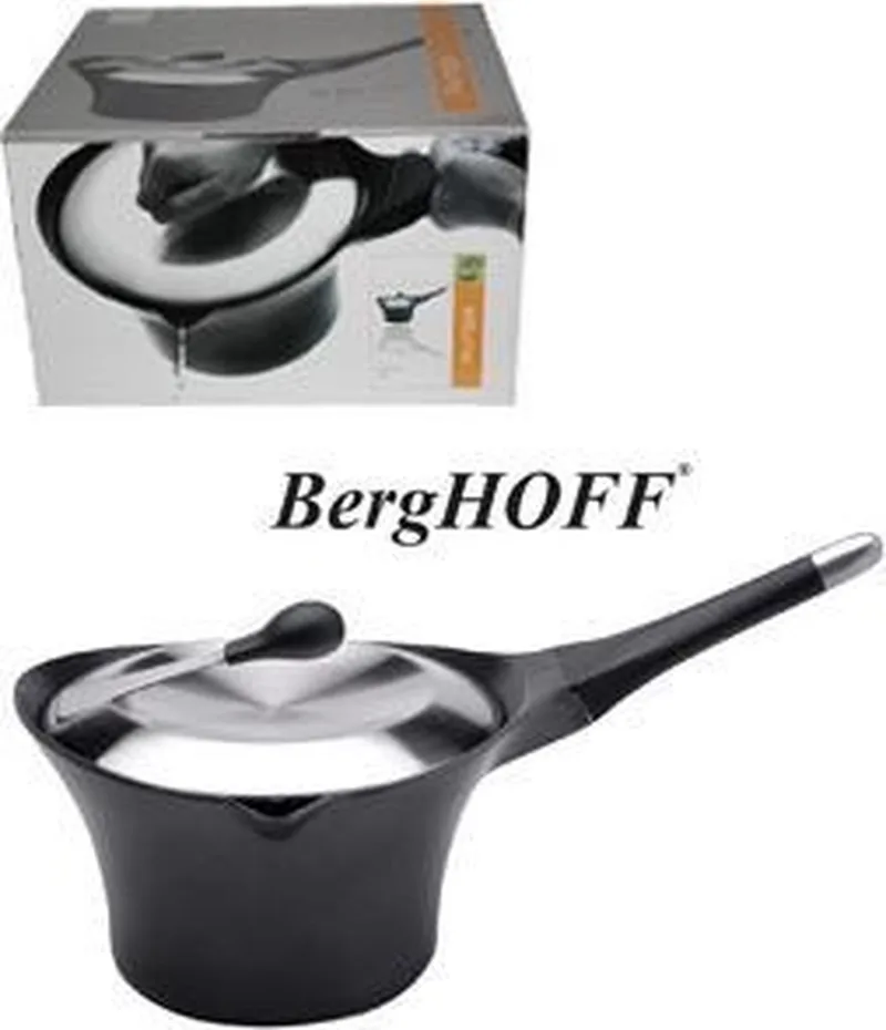 Zwarte gietijzeren sauspan Auriga 20cm 2,8L by BergHOFF in Black – product photo