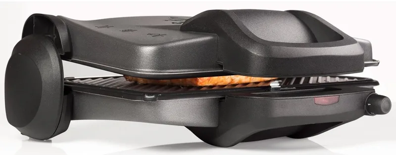 Contactgrill - ACG380 - 1800W - Tosti apparaat - 31x22cm bakoppervlak - Grijs von Bestron in Schwarz – Produktfoto