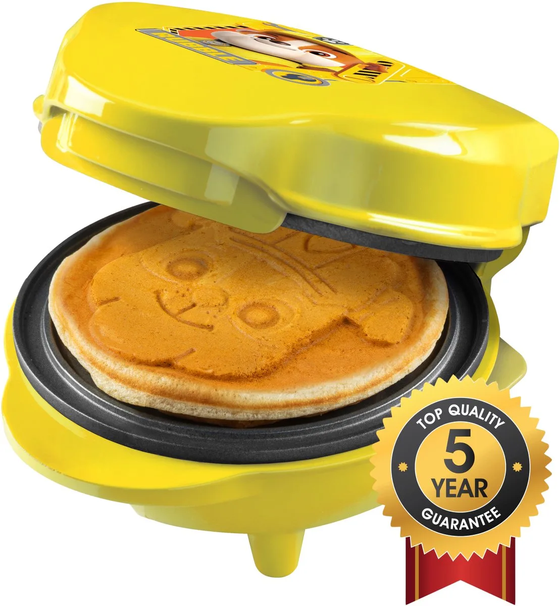 Wafelijzer - APP500RHY - 550W - Paw Patrol mini wafel - Rubble de Bestron en Jaune – photo produit