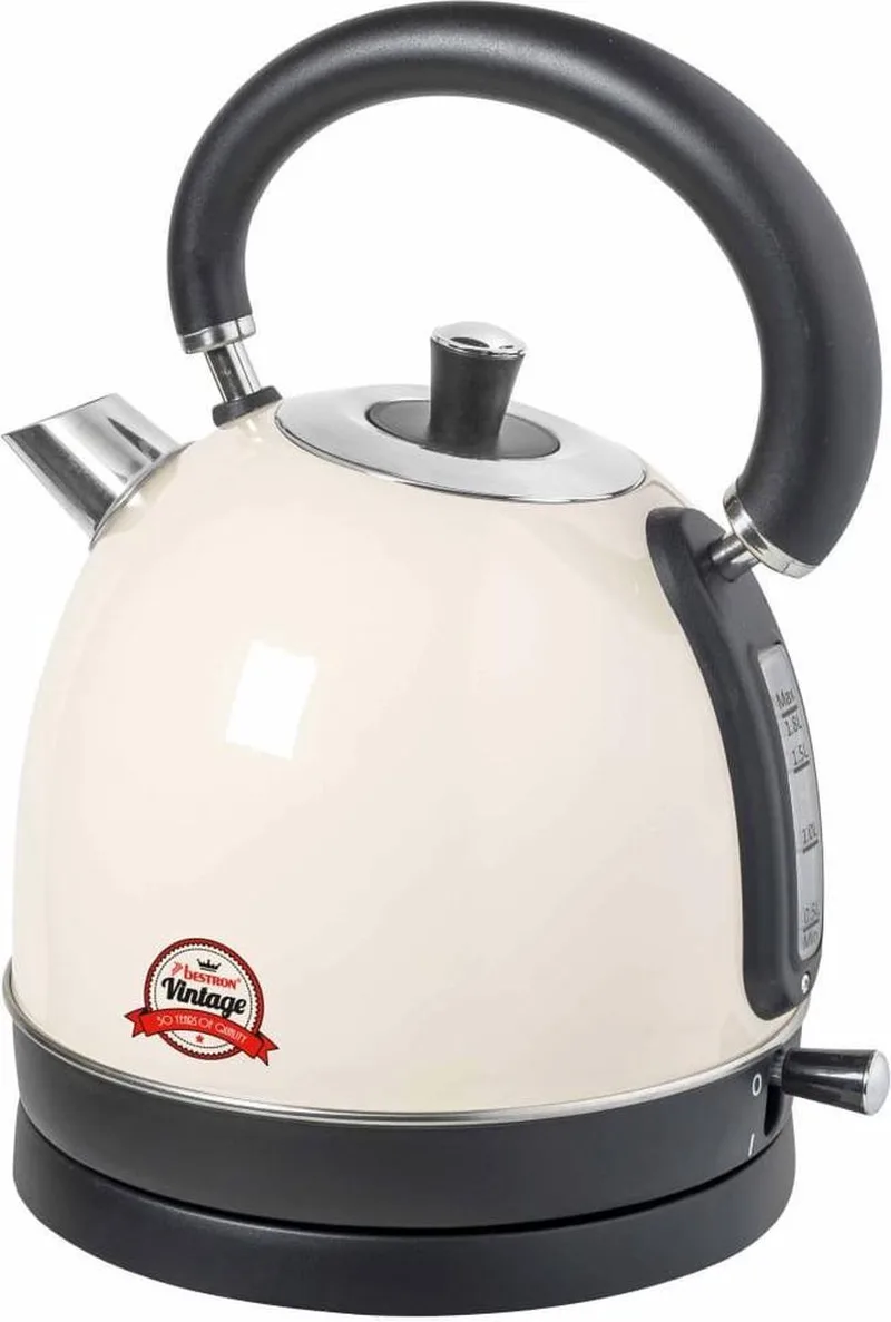 Waterkoker vintage AWK200RE 1,8L by Bestron in White – product photo