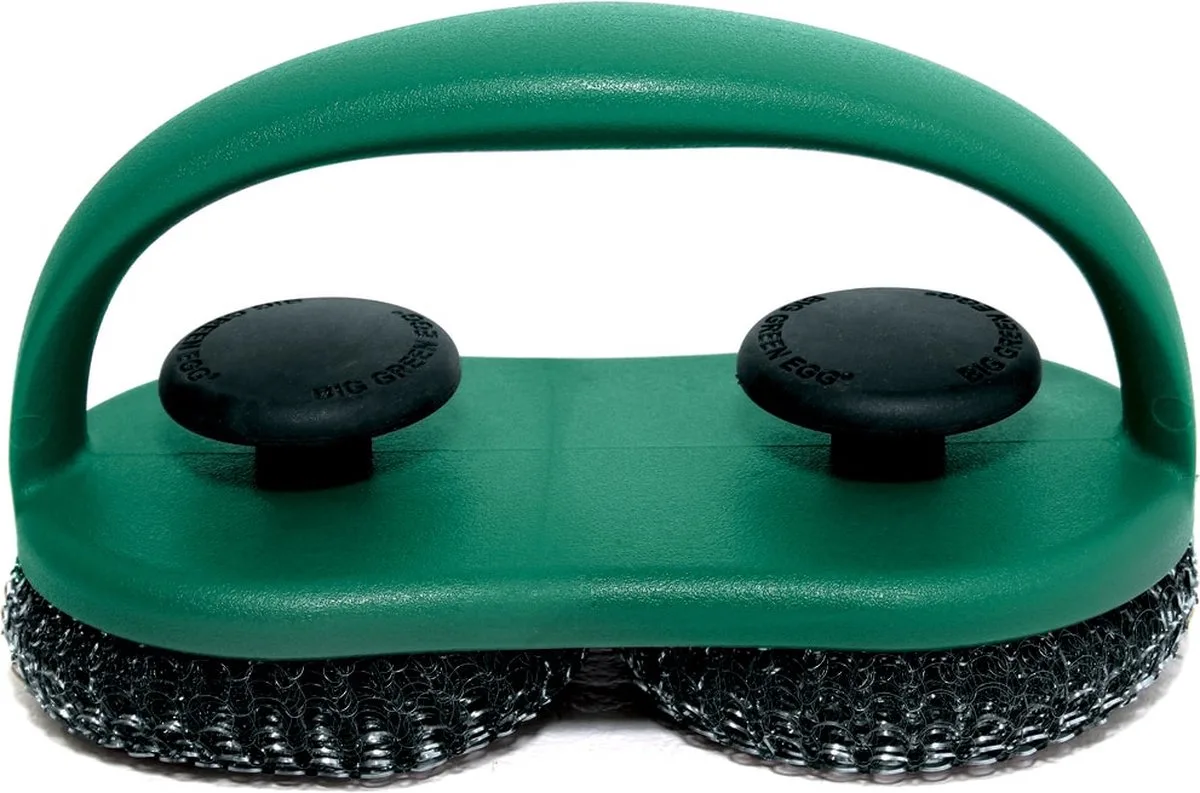 Borstel - Dual Head - Geschikt voor rooster en stenen de Big Green Egg en Vert – photo produit