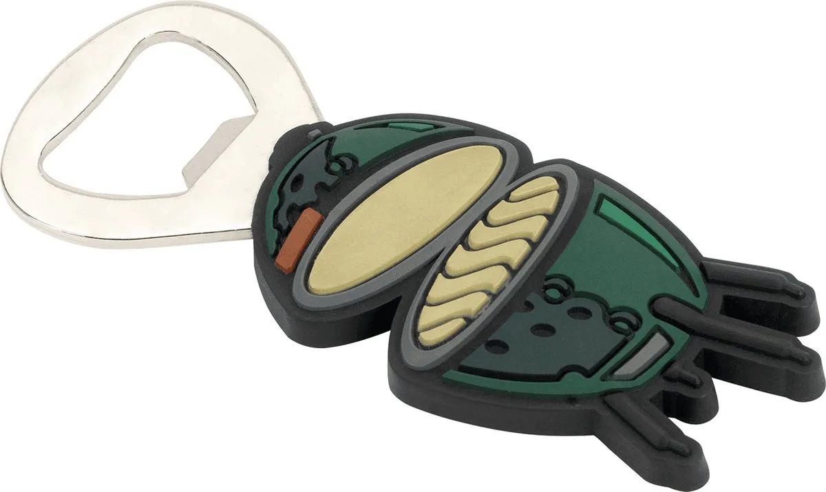 Magnetisch - Flesopener - Magnetic Bottle Opener fra Big Green Egg i Grøn – produktbillede