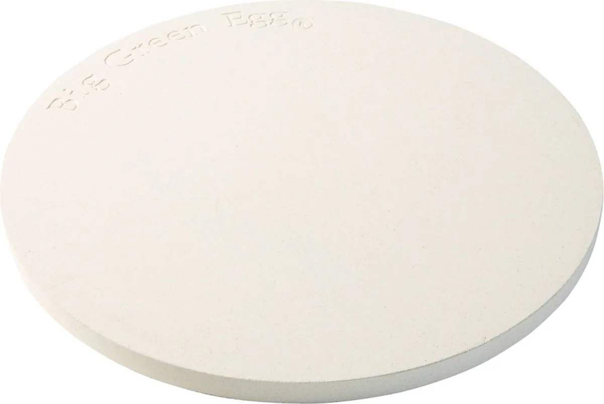Pizzasteen voor Big Green Egg BBQ M (Diameter 30cm) de Big Green Egg en Keramiek – photo produit