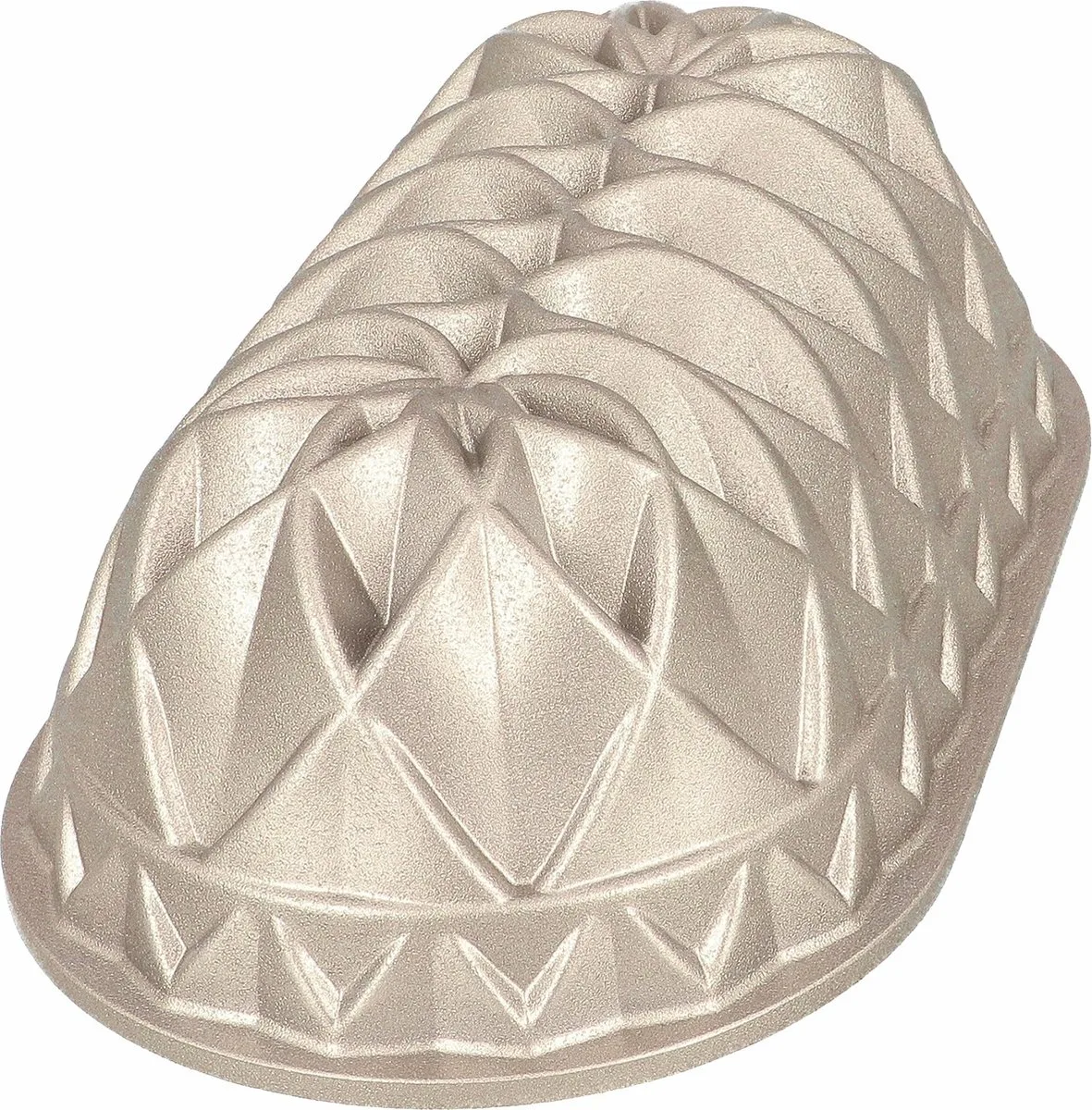 Bakvorm / Cakevorm Contoura Modern - Gietaluminium - 15.5 x 26.5 cm van Birkmann in Beige – productfoto
