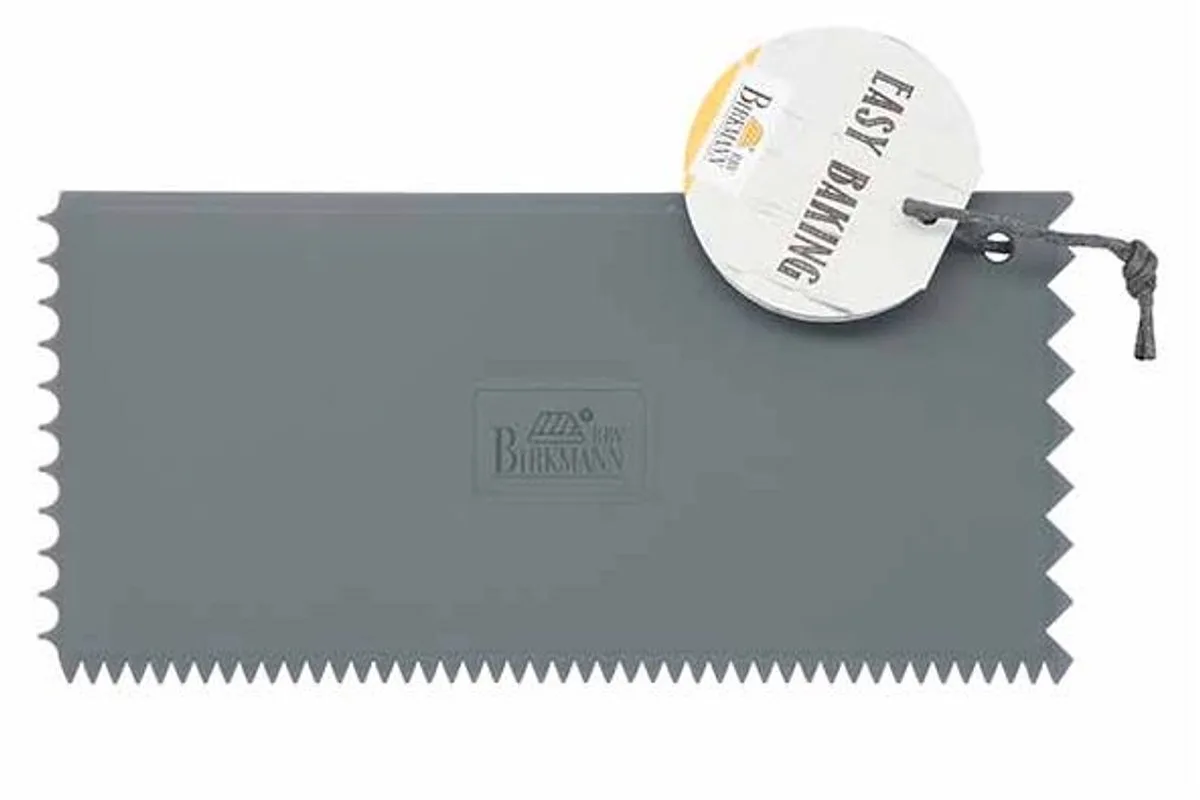 Easy Baking Deegschraper Getand 20x10cm van Birkmann in Donker Grijn – productfoto