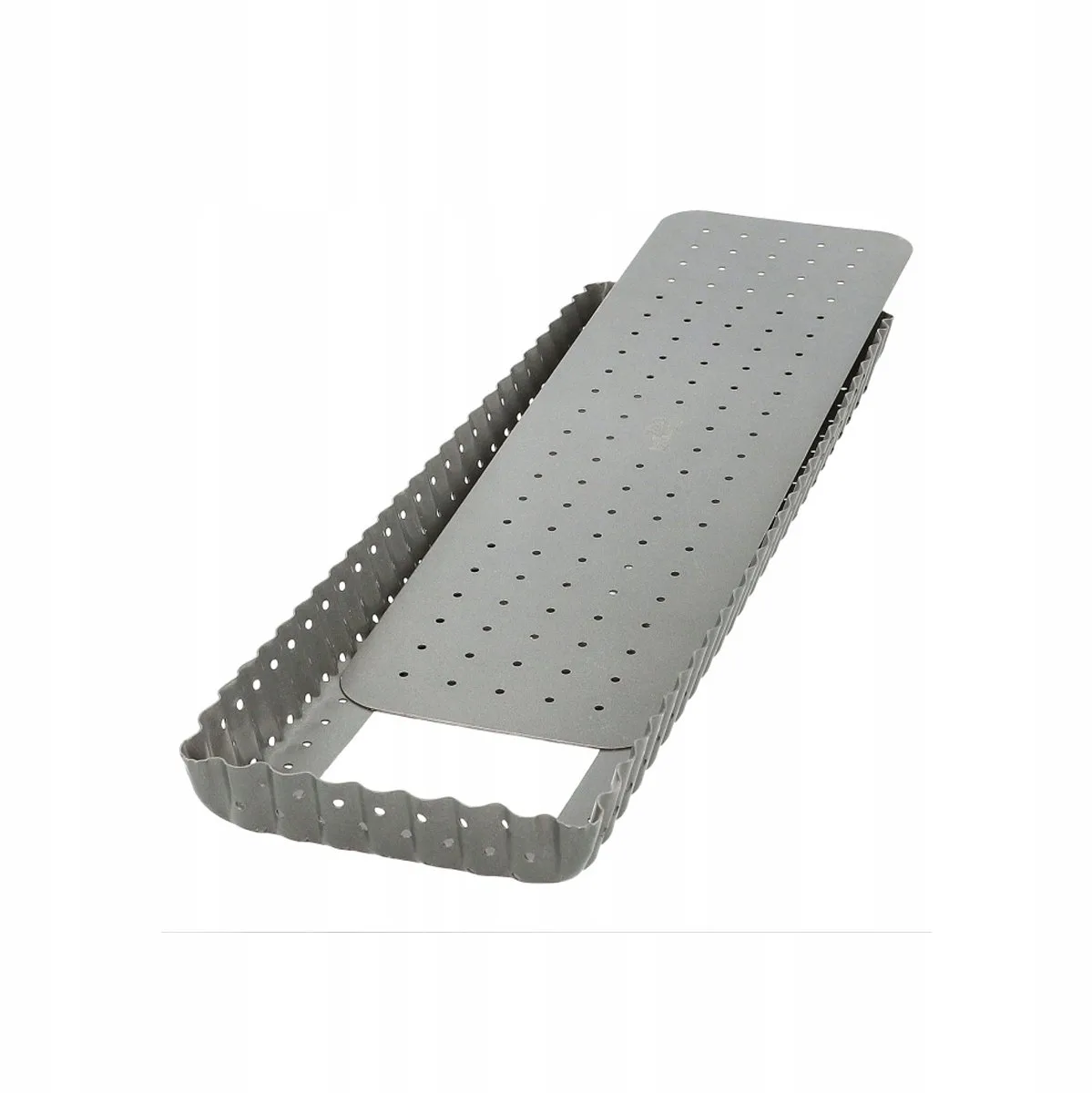 Geperforeerde Taartvorm 35x11 cm - Baker's Best by Birkmann in Grey – product photo