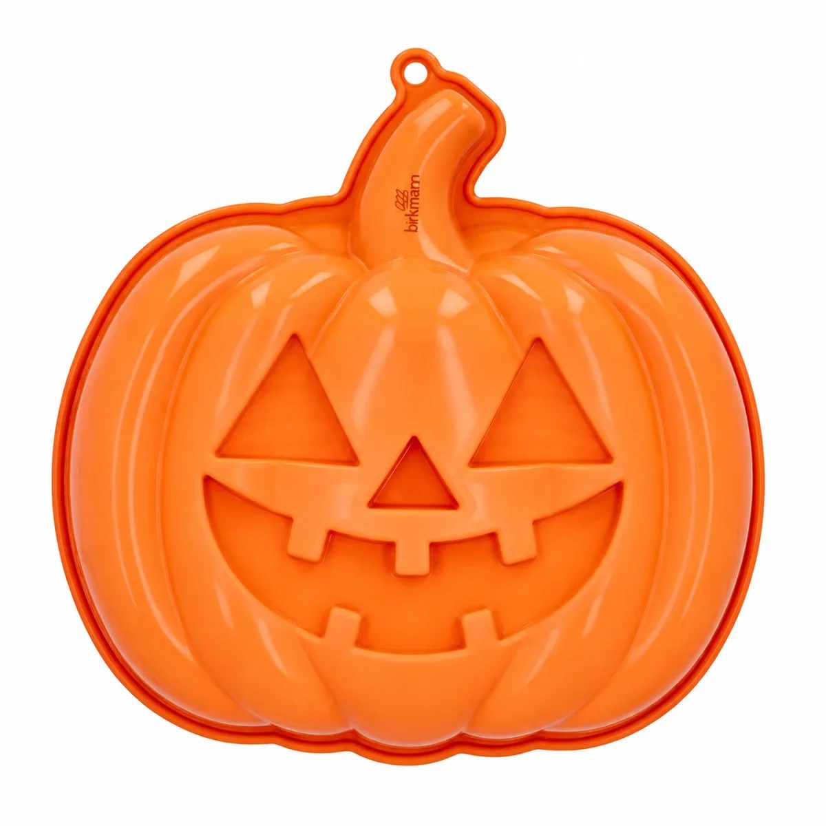 Halloween Bakvorm Pompoen – Siliconen Bakvorm – Ø 25 cm – Voor Taart & Cake van Birkmann in Oranje – productfoto
