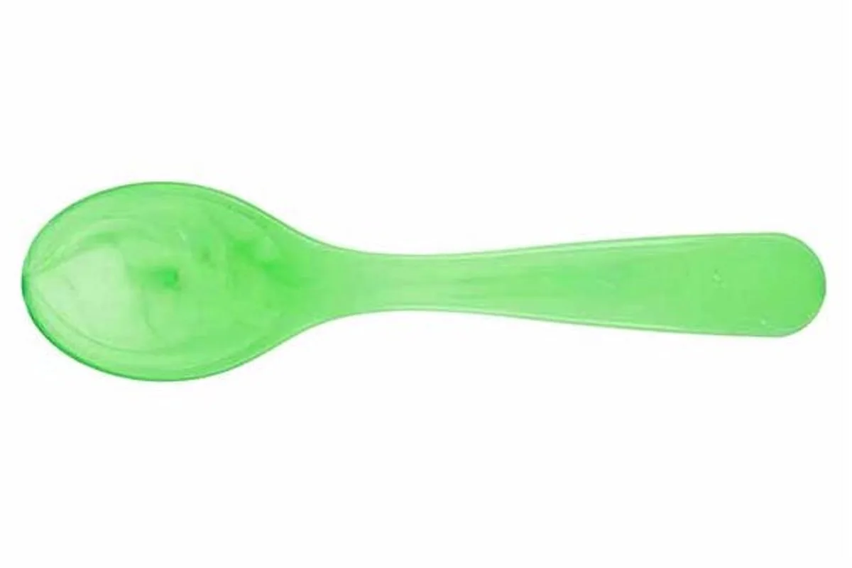 Lumispoon Lepel 12cm Acryl van Birkmann in Appelgroen – productfoto