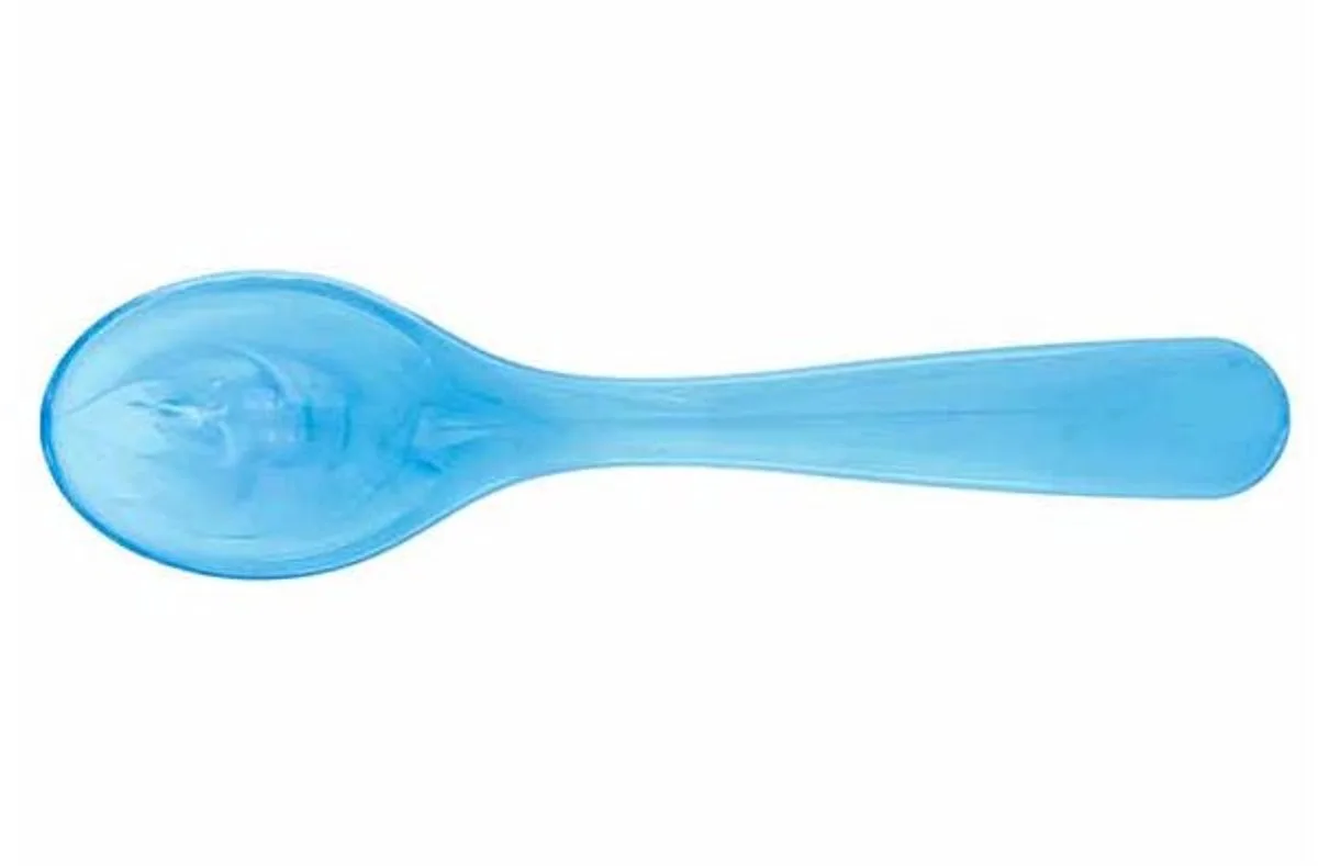 Lumispoon Lepel 12cm Acryl van Birkmann in Hemelblauw – productfoto
