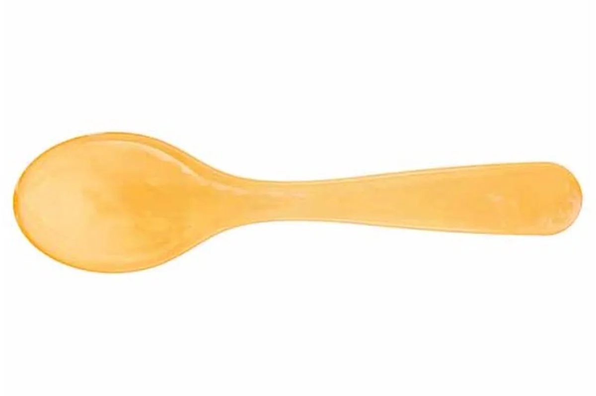 Lumispoon Lepel 12cm Acryl van Birkmann in Licht Oranje – productfoto