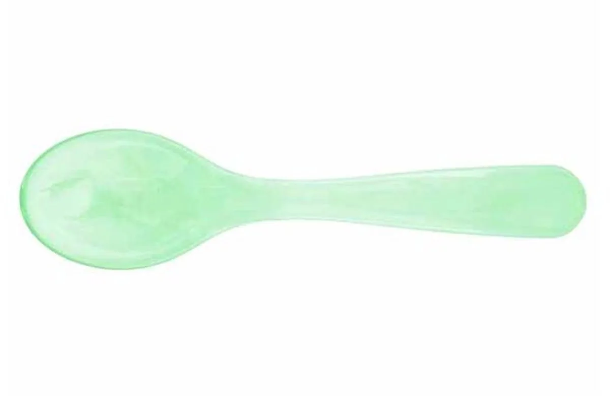 Lumispoon Lepel 12cm Acryl van Birkmann in Lichtgroen – productfoto