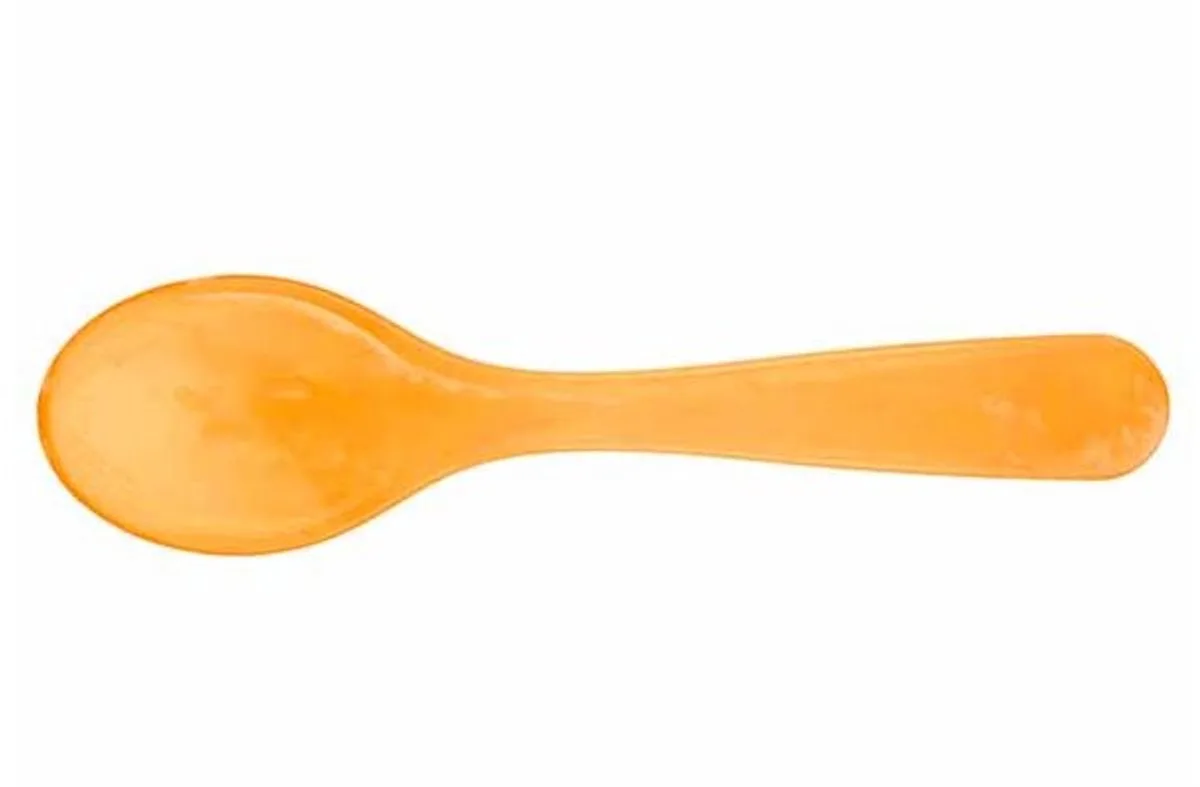Lumispoon Lepel 12cm Acryl van Birkmann in Oranje – productfoto