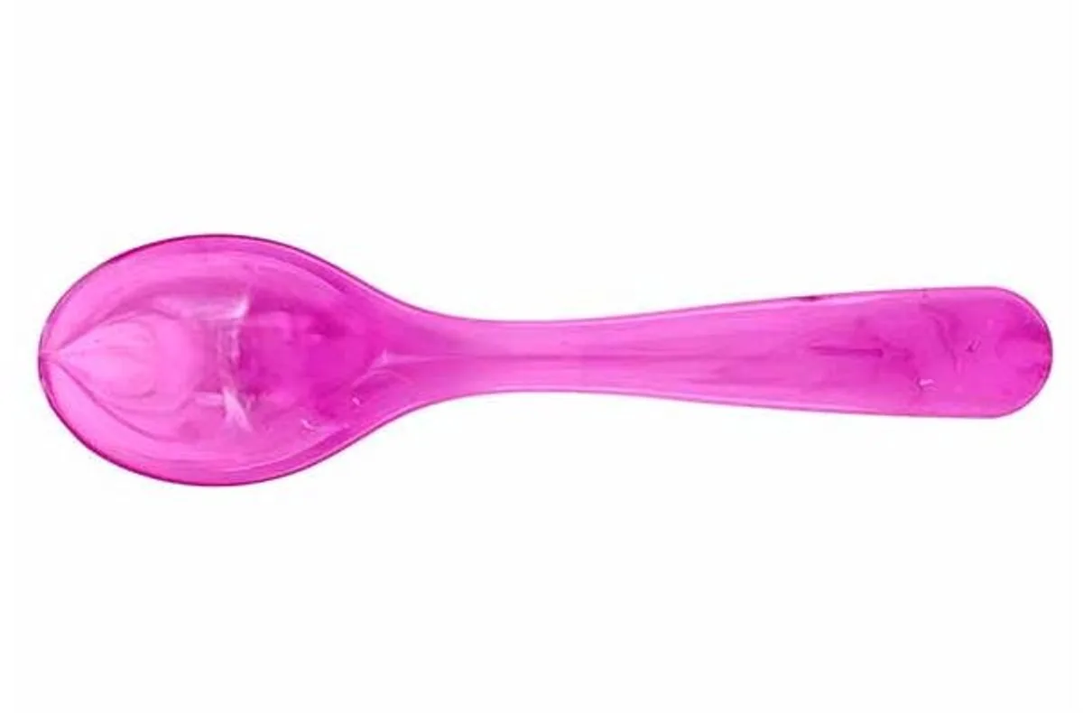 Lumispoon Lepel 12cm Acryl van Birkmann in Paars – productfoto