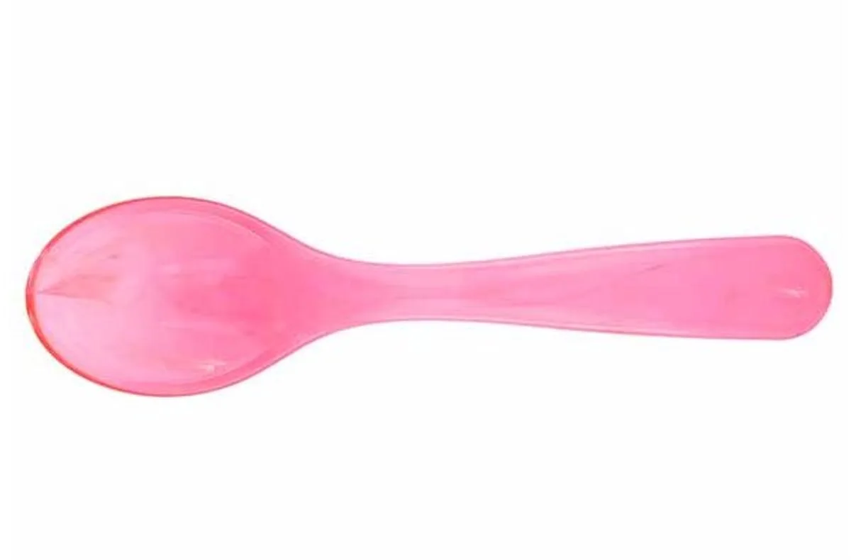 Lumispoon Lepel 12cm Acryl van Birkmann in Roze – productfoto