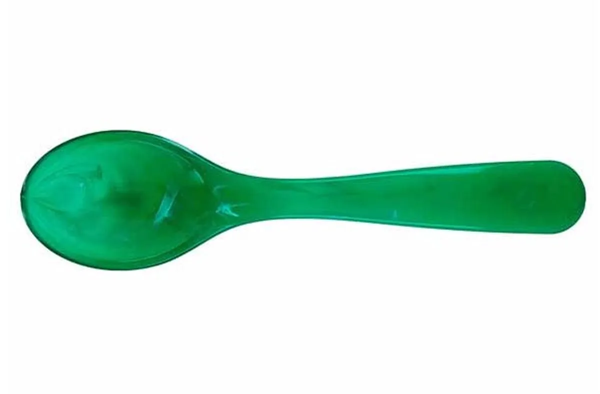 Lumispoon Lepel 12cm Donkergroen Acryl by Birkmann in Donker Groen – product photo