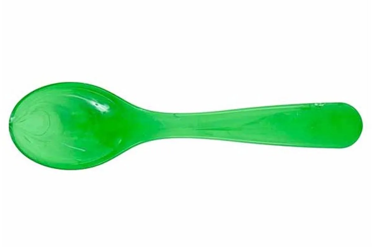 Lumispoon Lepel 12cm Grasgroen Acryl von Birkmann in Grün – Produktfoto