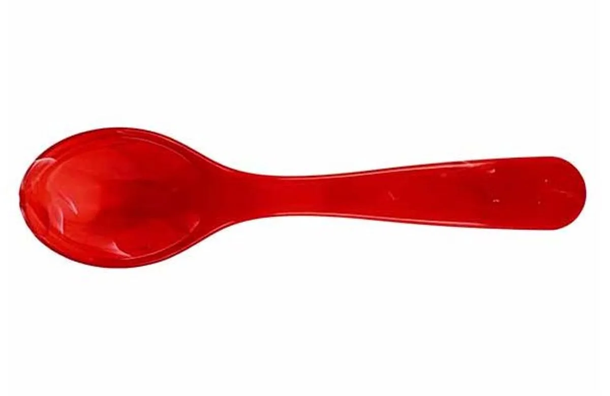 Lumispoon Lepel 12cm Kersen Acryl van Birkmann in Rood – productfoto