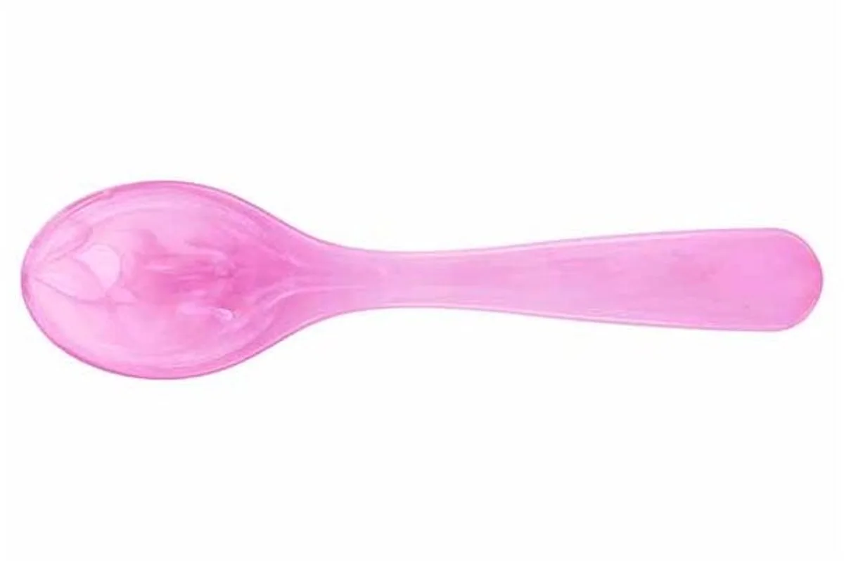 Lumispoon Lepel 12cm Lichtpaars Acryl van Birkmann in Paars – productfoto