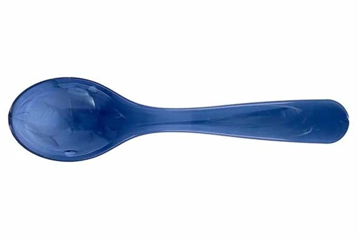Lumispoon Lepel 12cm Navy Acryl van Birkmann in Donkerblauw – productfoto