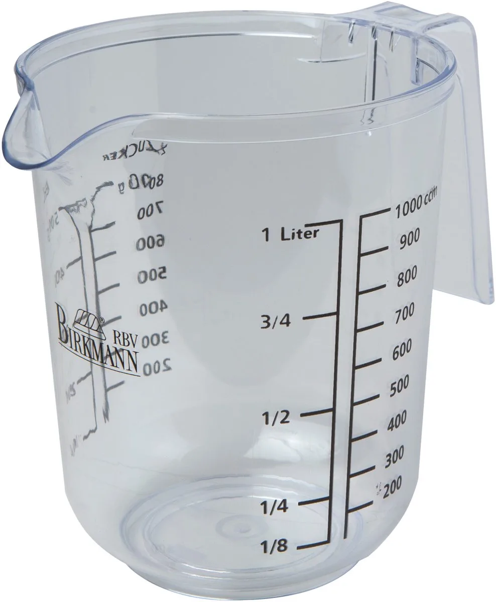 Maatbeker Easy Baking - 1 liter by Birkmann in Transparent – product photo