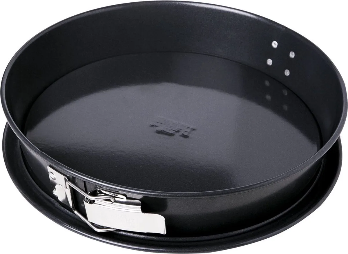 Springvorm Premium Baking Conisch - Geëmailleerde bodem - PFOA-vrij - ø 32 cm van Birkmann in Zwart – productfoto