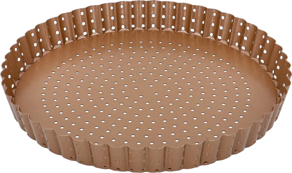 Taartvorm / Bakvorm / Quichevorm Laib & Seele ø 25 x 3 cm fra Birkmann i Brun – produktbillede