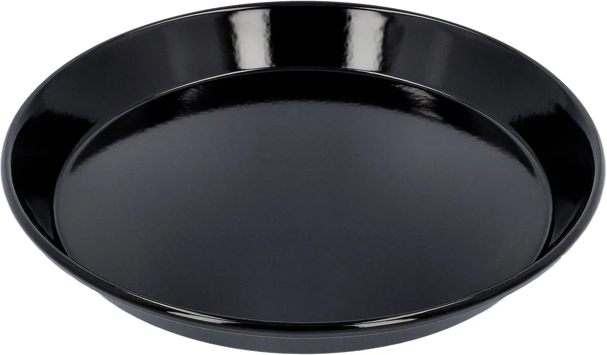 Taartvorm / Bakvorm / Quichevorm Premium Baking - Geëmailleerde bodem ø 30 x 4 cm van Birkmann in Zwart – productfoto