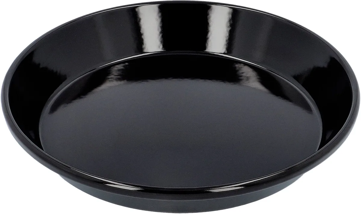 Taartvorm / Bakvorm / Quichevorm Premium Baking - Geëmailleerde bodem ø 24 x 4 cm van Birkmann in Zwart – productfoto