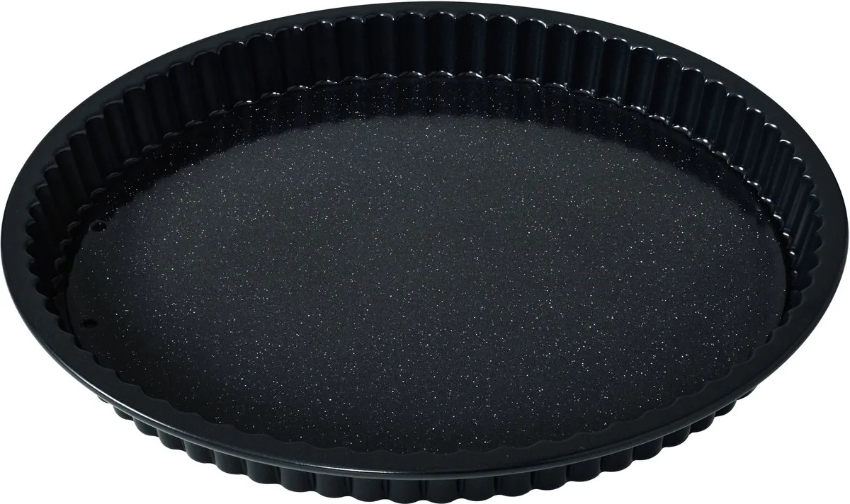 Taartvorm / Bakvorm / Quichevorm Premium Baking ø 32 x 3.5 cm von Birkmann in Schwarz – Produktfoto