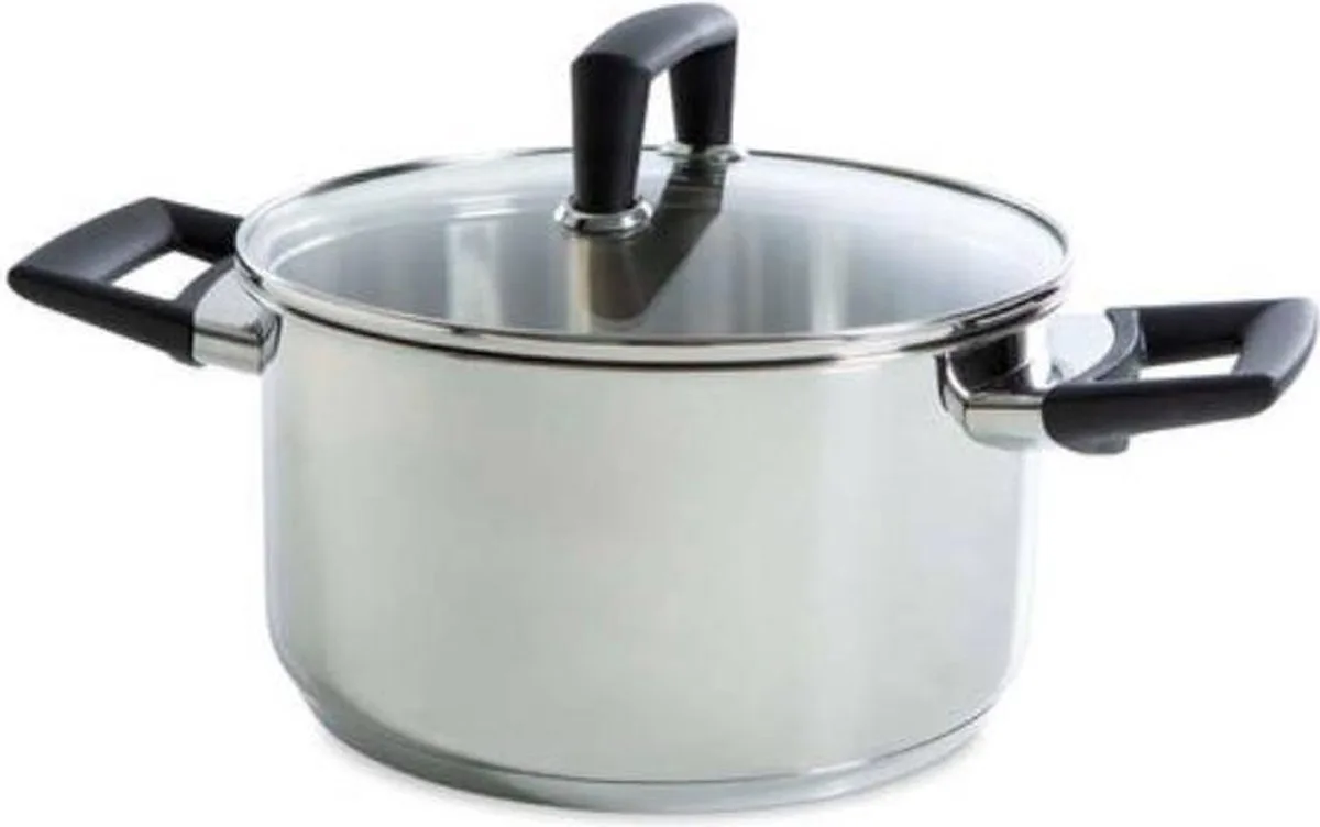 Blue Label Cool Kookpan - 20 cm fra BK i Sølv – produktbillede