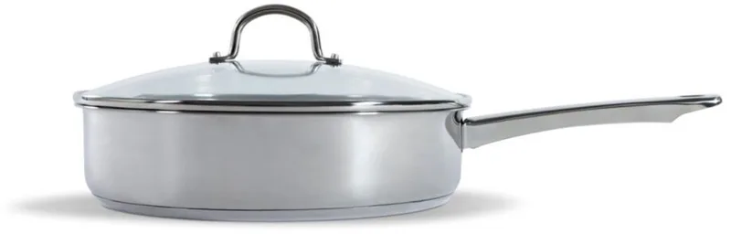 Bright skillet 28 cm by BK in Silver – product photo