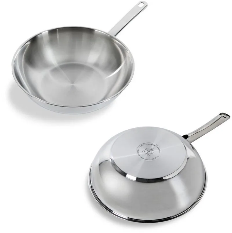 Bright wok 28 cm by BK in Silver – product photo