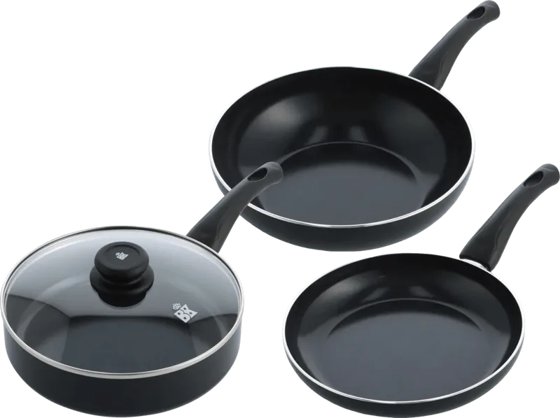 Brilliant Bratpfannenset 24 + 28 cm + Schmorpfanne von BK – Produktfoto