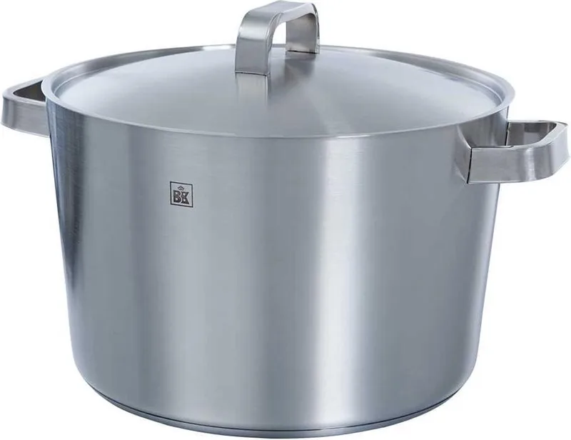 Conical+ Stockpot 24 cm with lid by BK in Grey – product photo
