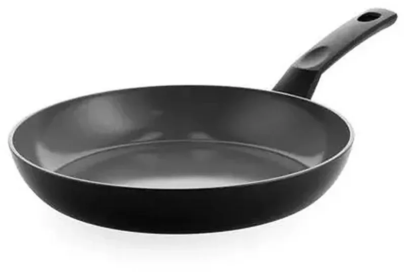 Easy Basic Ceramic Koekenpan 28cm – PFAS-vrije antikleeflaag – Koekenpan inductie – Keramische pan – Ovenbestendig tot 160°C – Koudgrepen – Zwart von BK in Schwarz – Produktfoto