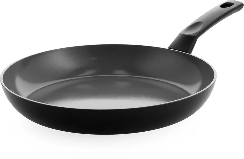 Easy Basic Ceramic Koekenpan 30cm – PFAS-vrije antikleeflaag – Koekenpan inductie – Keramische pan – Ovenbestendig tot 160°C – Koudgrepen – Zwart by BK in Black – product photo