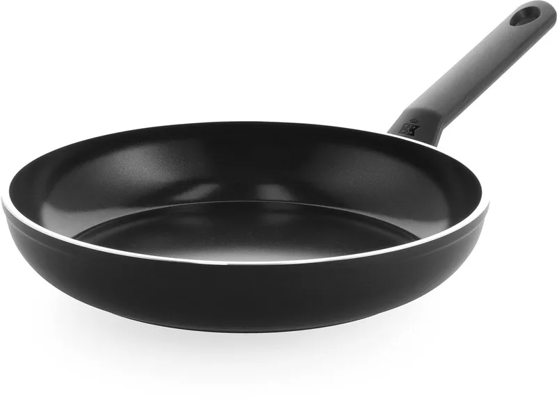 Easy Induction Koekenpan 28cm - PFAS-vrije antikleeflaag - Koekenpan inductie - Keramische pan - Ovenbestendig tot 160°C - Koudgrepen - Zwart de BK en Noir – photo produit