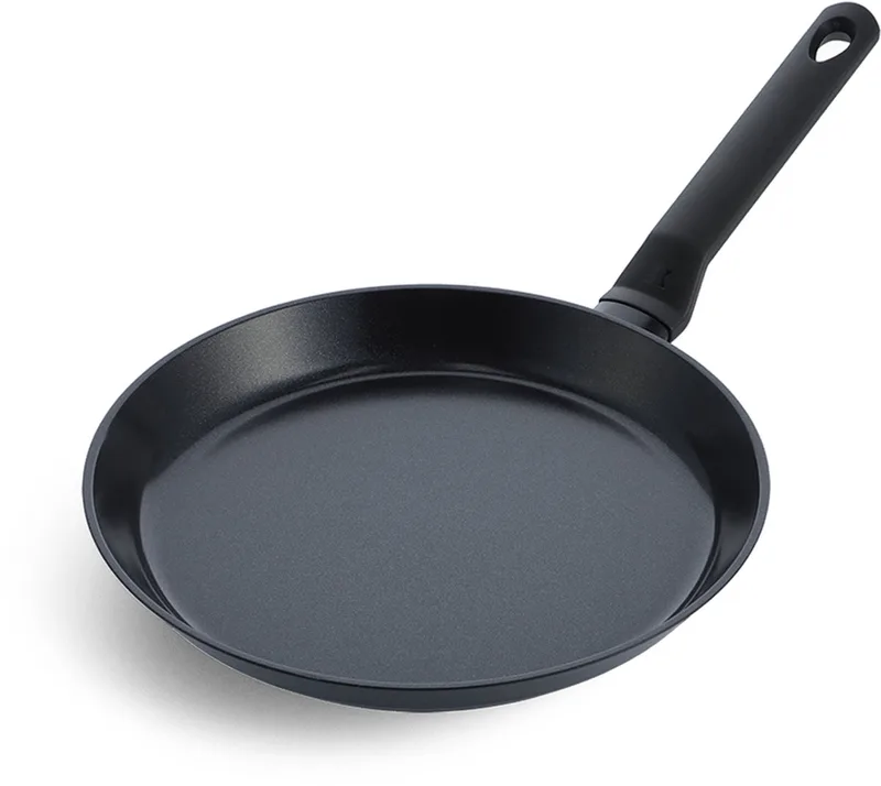 Easy Induction Pannenkoekenpan 28cm - PFAS-vrije antikleeflaag - Koekenpan inductie - Keramische koekenpan - Ovenbestendig tot 160°C - Koudgrepen - Graniet/Zwart by BK in Black – product photo