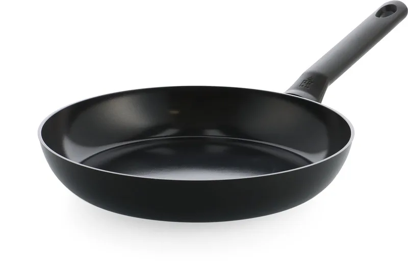 Enjoy Koekenpan 28cm - PFAS-vrije antikleeflaag - Hapjespan inductie - Keramische pan - Ovenbestendig tot 160°C - Koudgrepen - Zwart fra BK i Sort – produktbillede