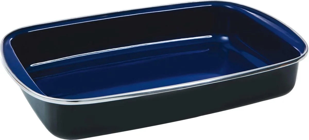 Fortalit Braadslede - Geëmailleerd Staal - 30x18cm van BK in Blauw – productfoto