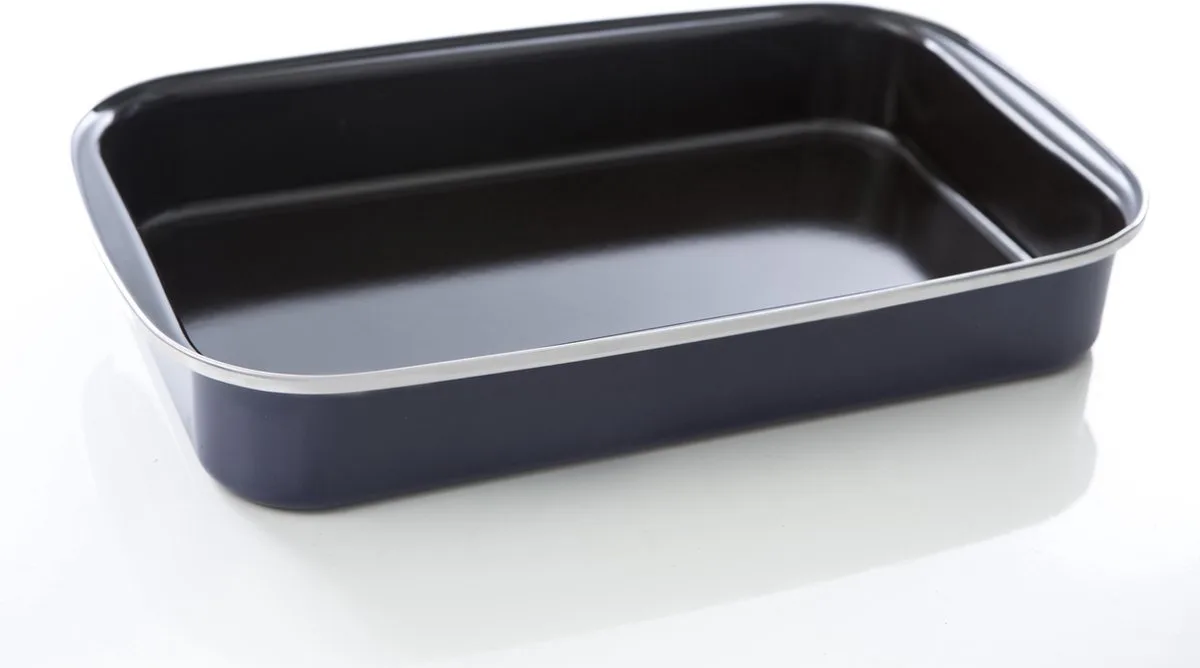 Fortalit Braadslede - Geëmailleerd Staal - 40x24cm van BK in Blauw – productfoto