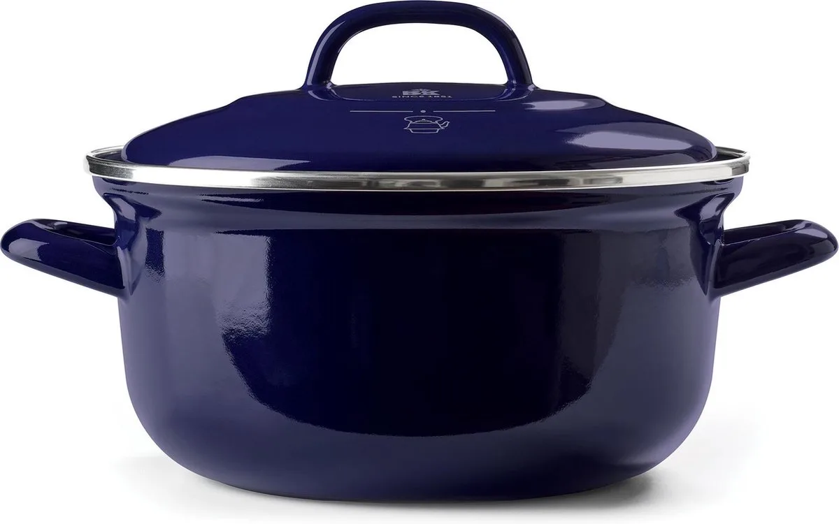 Indigo Stoofpot - 24 cm/4,22 l - Blue van BK in Blauw – productfoto