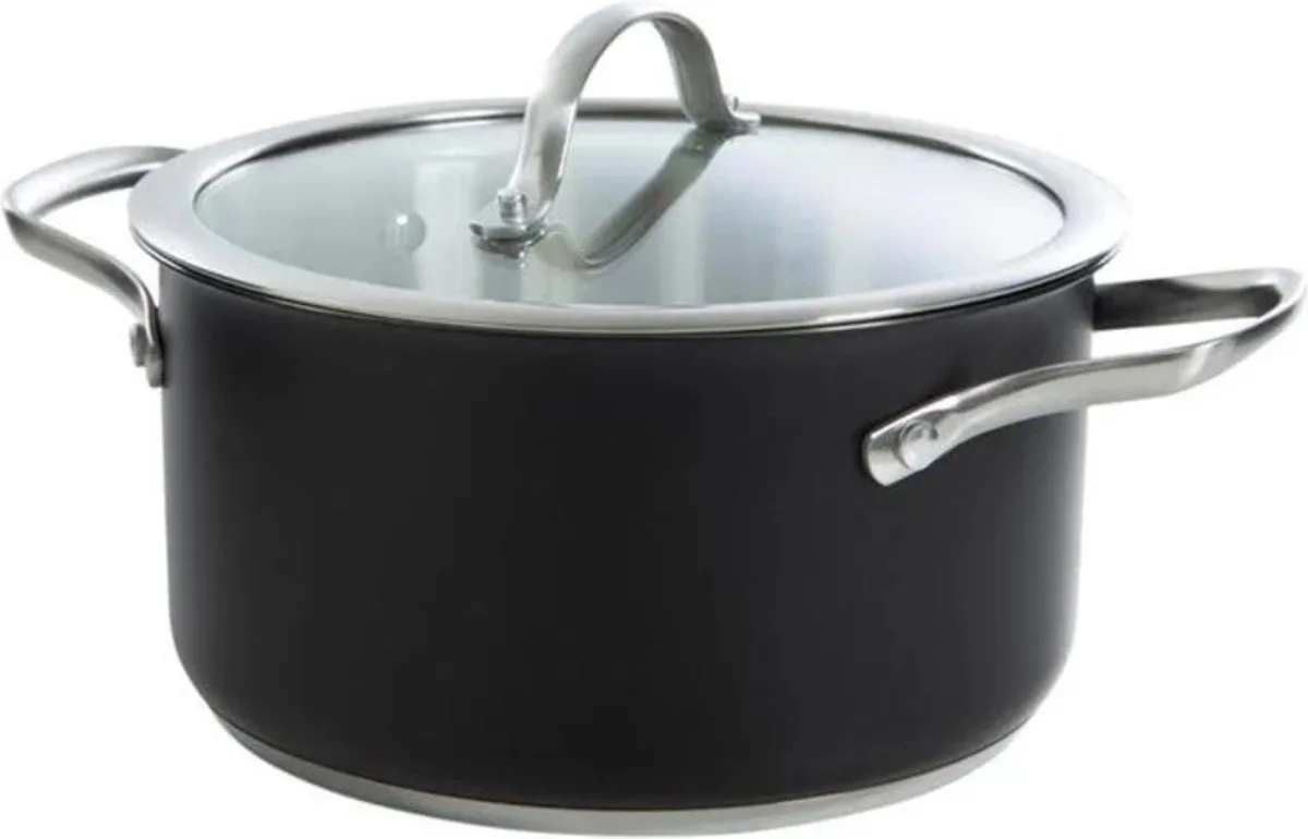 Kookpan Purity Black - ø 20 cm / 2.5 Liter - Zonder anti-aanbaklaag de BK en Mat zwart – photo produit